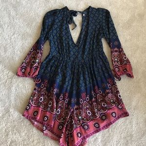 Spring colorful romper